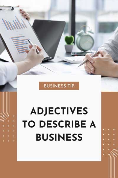 Adjectives To Describe A Business