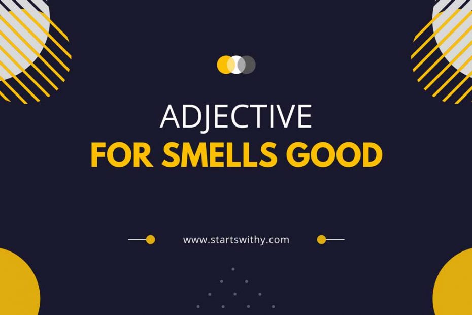 300 Adjective Words to Describe Smells Good