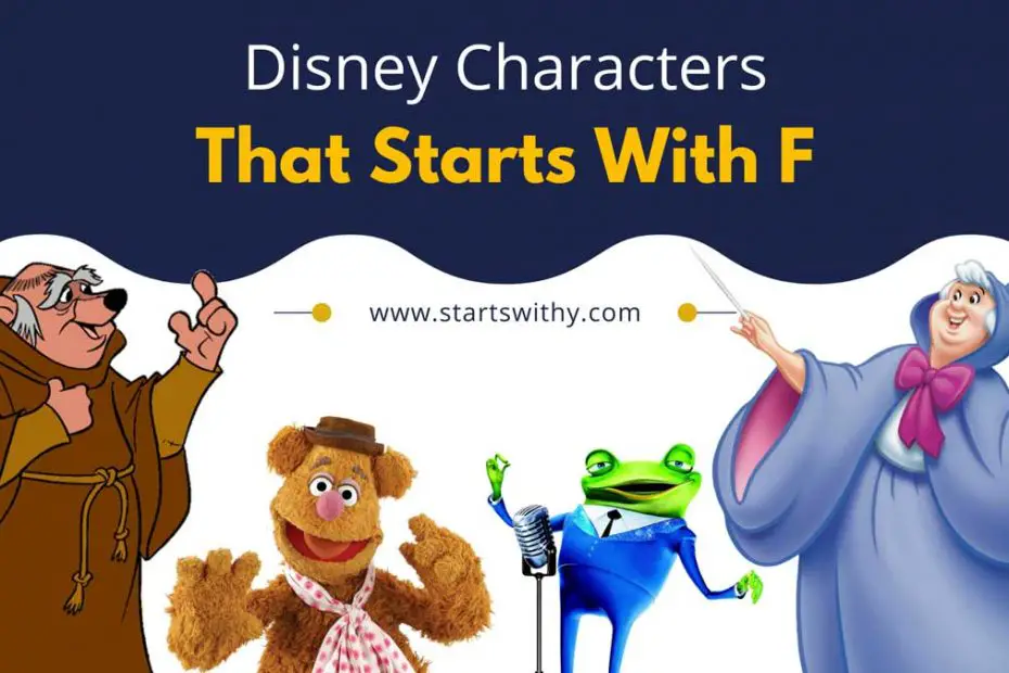 Disney Characters That Starts With F