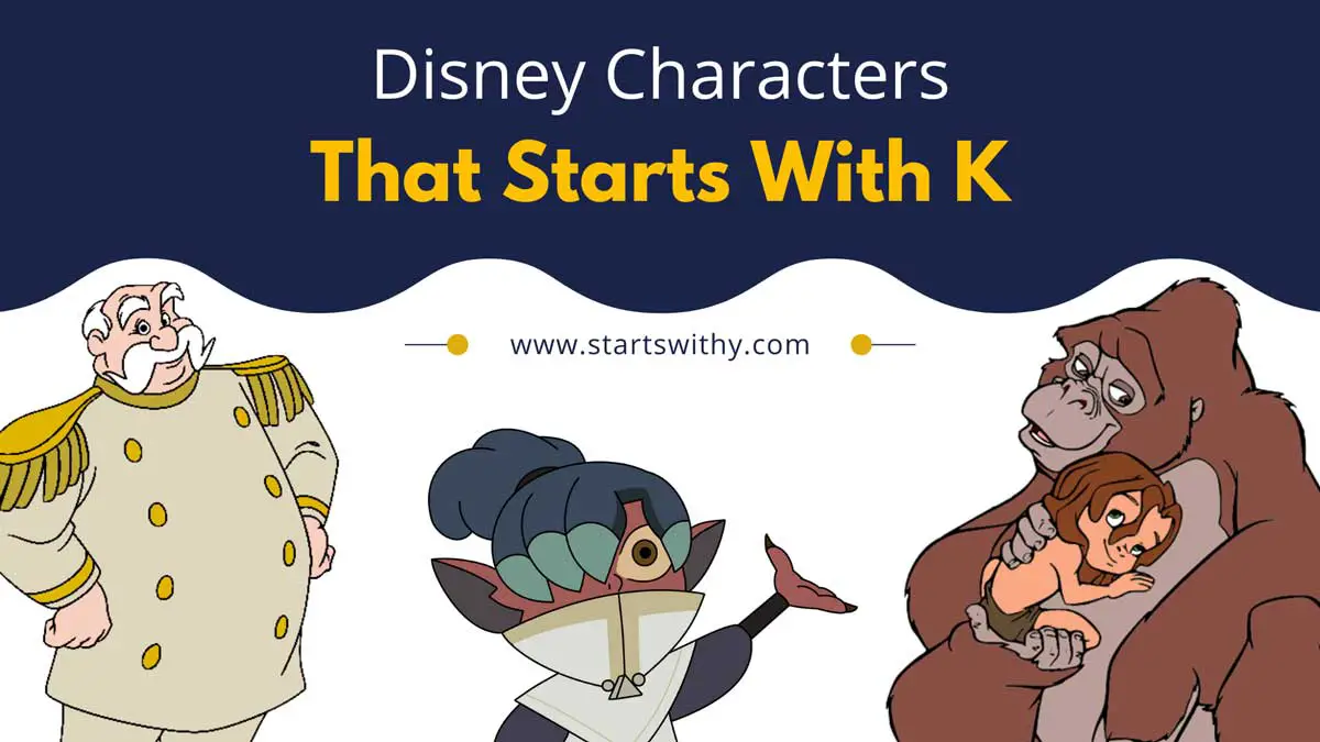 Disney Characters That Start With K