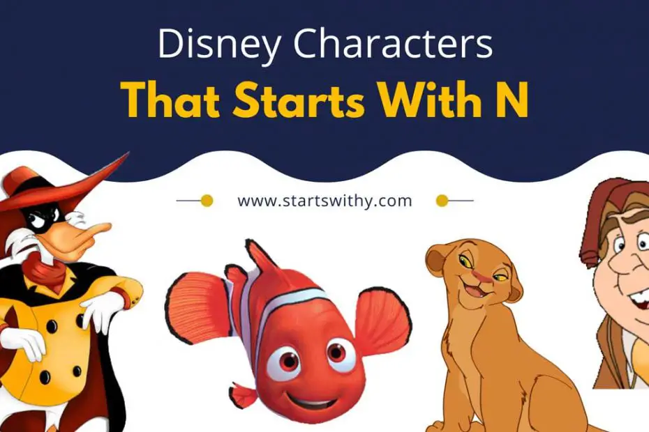 Disney Characters That Starts With N