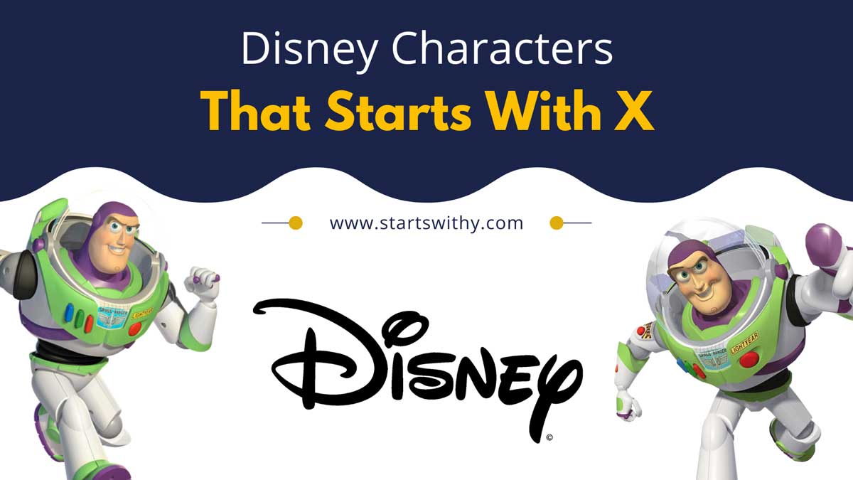 Disney Characters That Starts With X