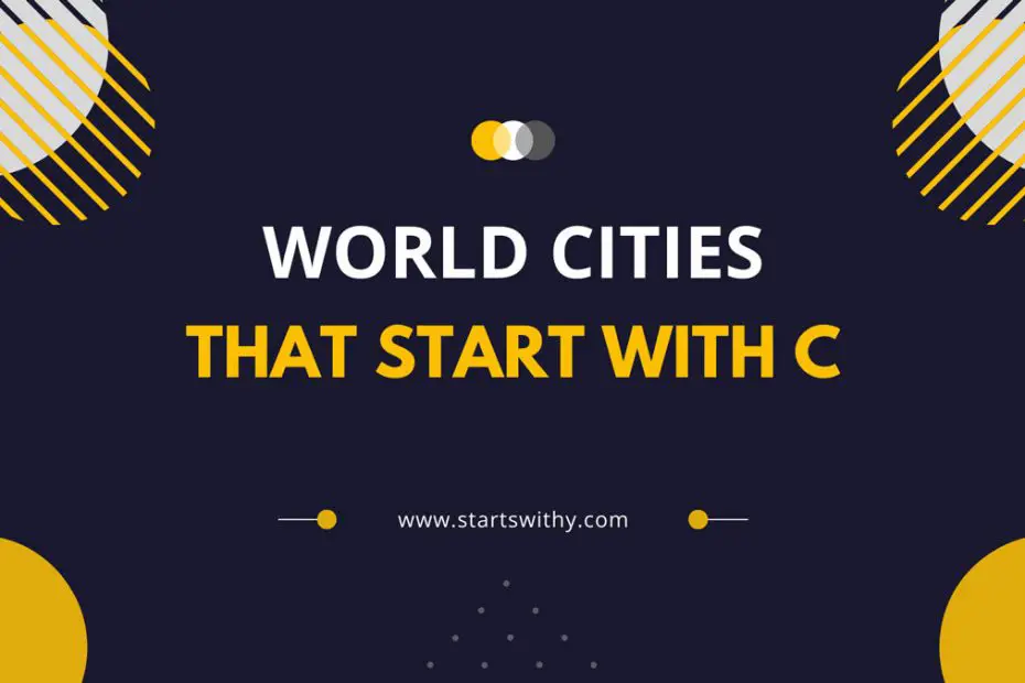 World Cities That Start With C