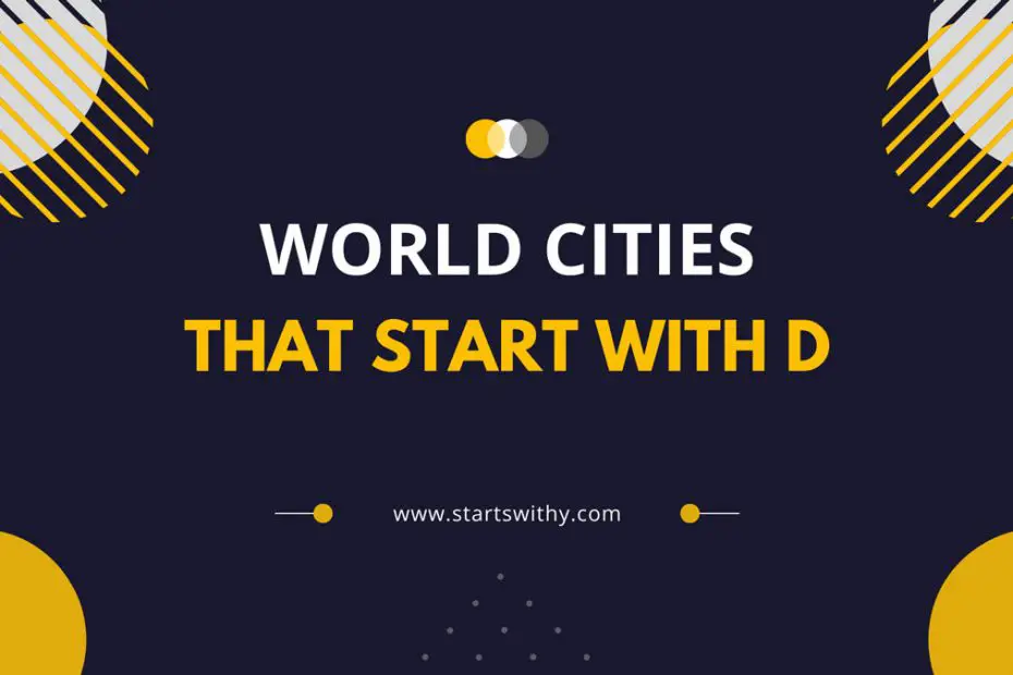 World Cities That Start With D