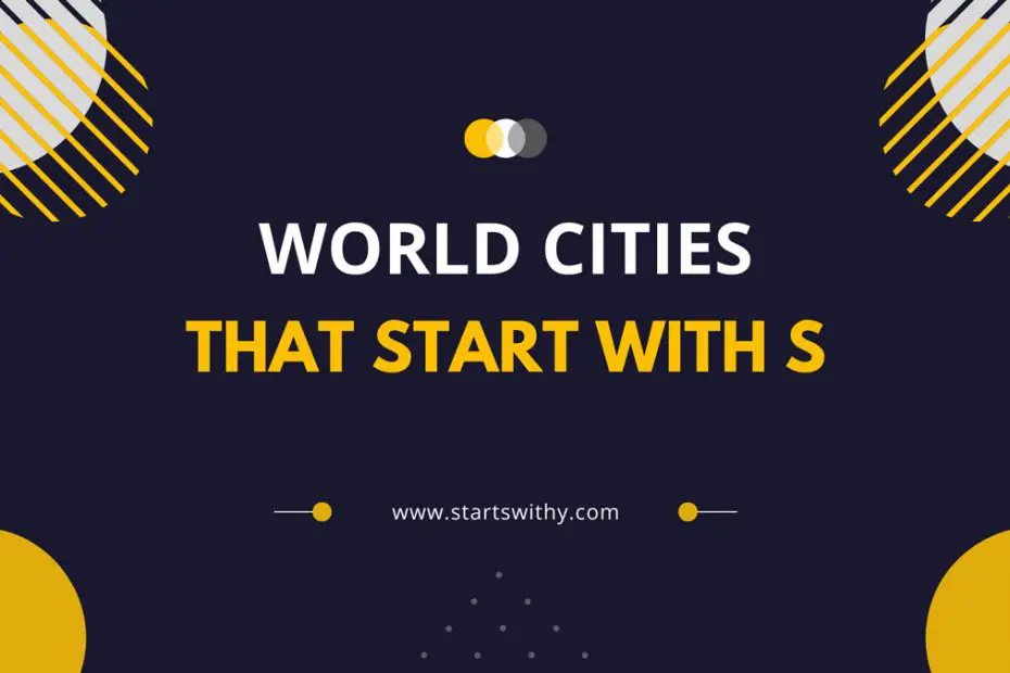 World Cities That Start With S