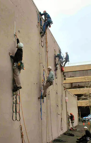 Aid climbing