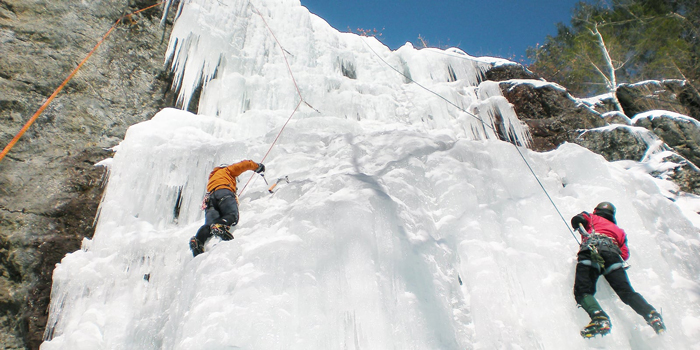 Ice climbing