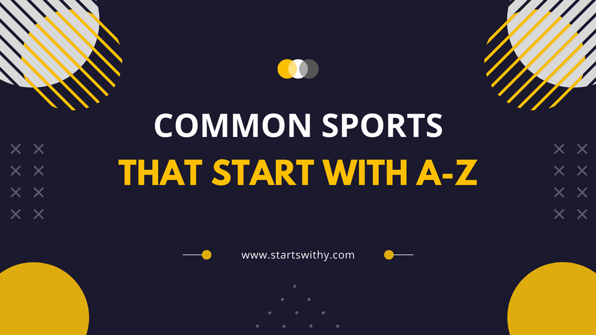 92 Sports That Start With C