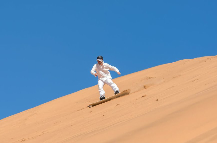 Sand Surfing