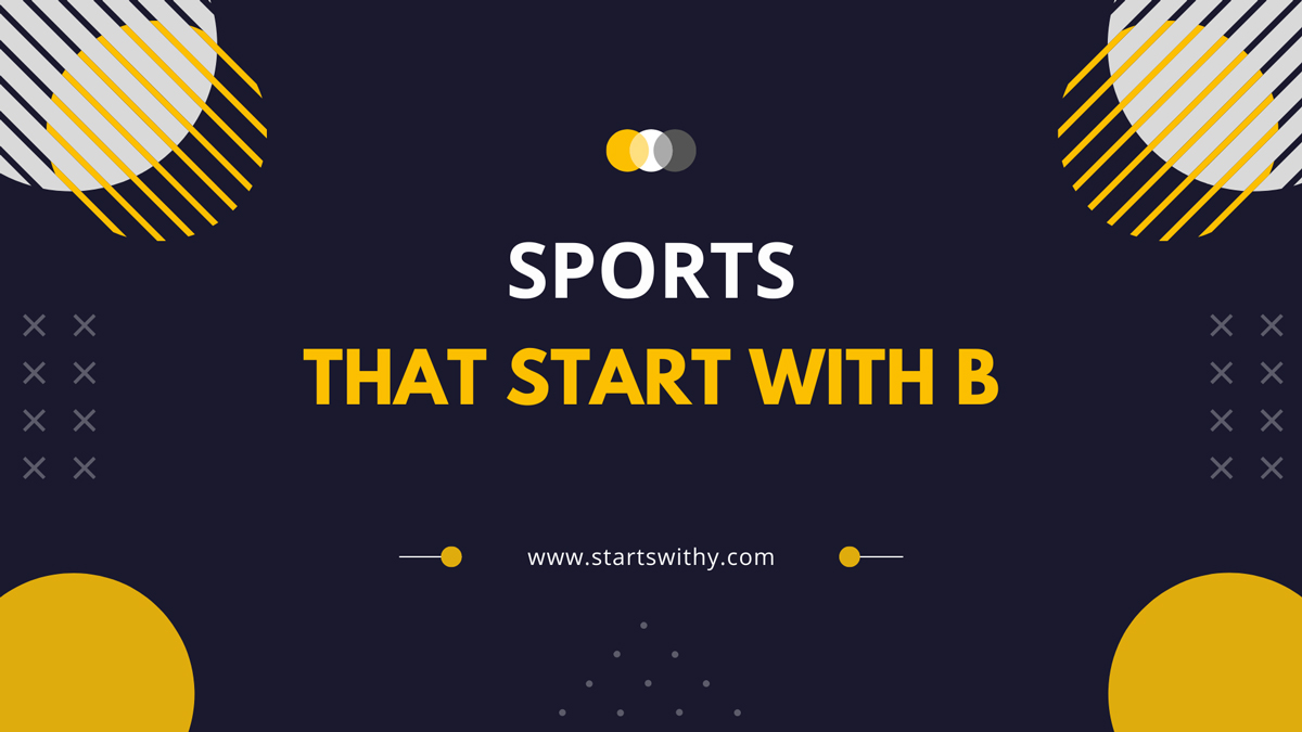 Sports That Start With B