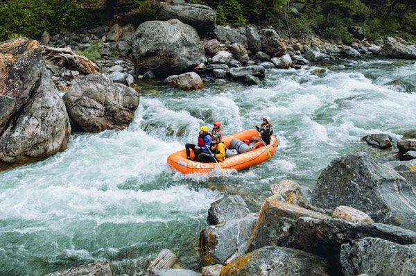 White-water rafting