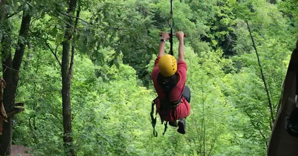 Ziplining