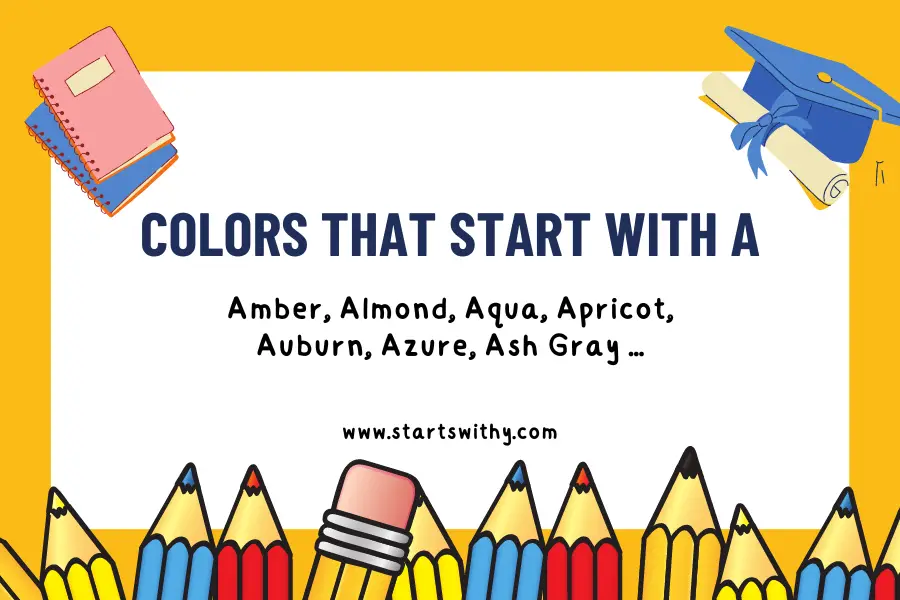 Colors That Start With A