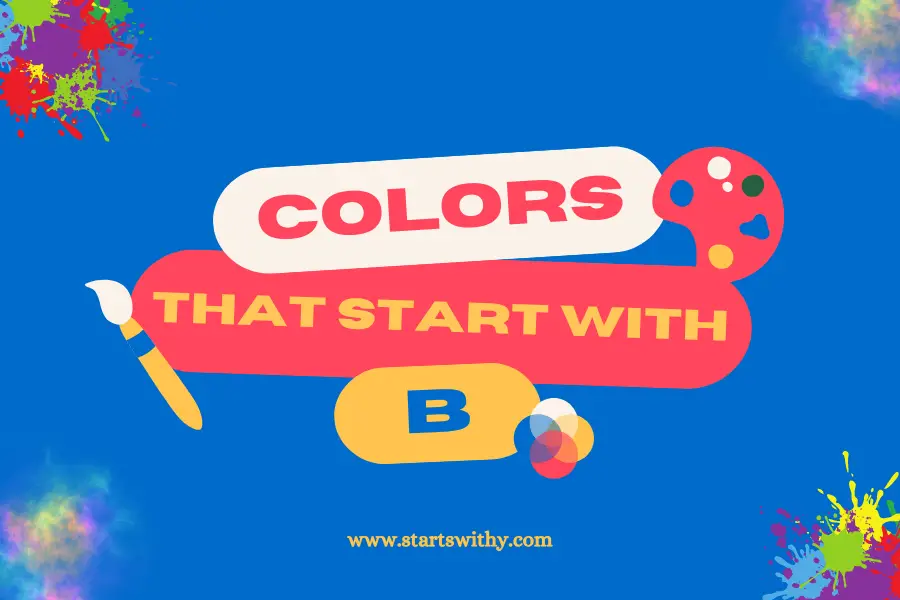 Colors That Start With B