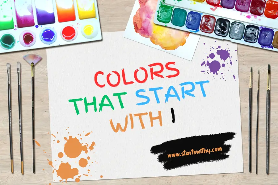 Colors That Start With I