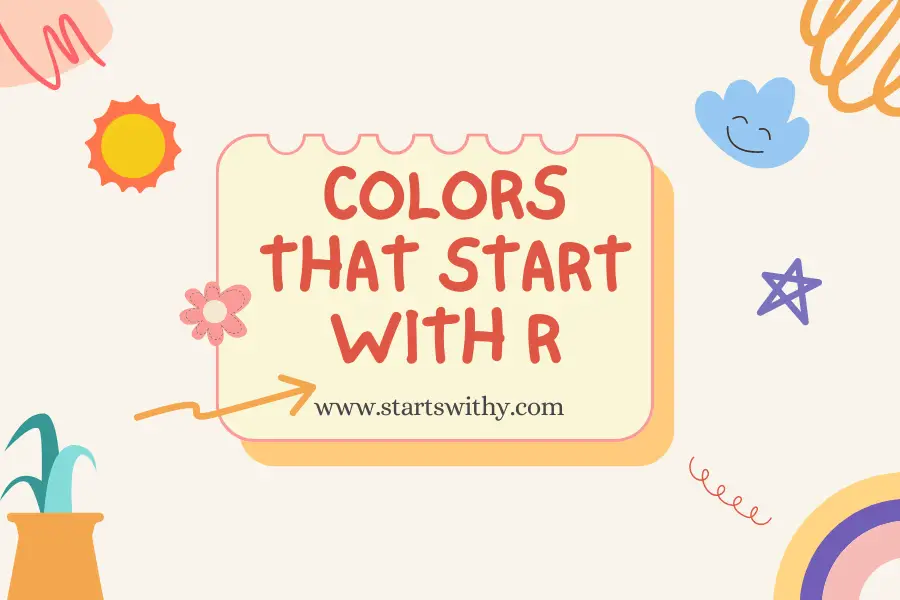 Colors That Start With R