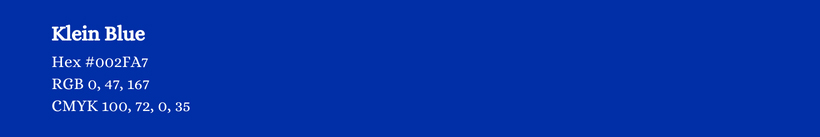 Klein Blue