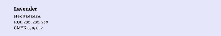 170+ Colors That Start With L (Names, Hex, RGB, CMYK)