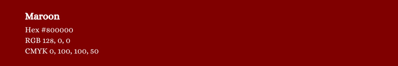 Maroon