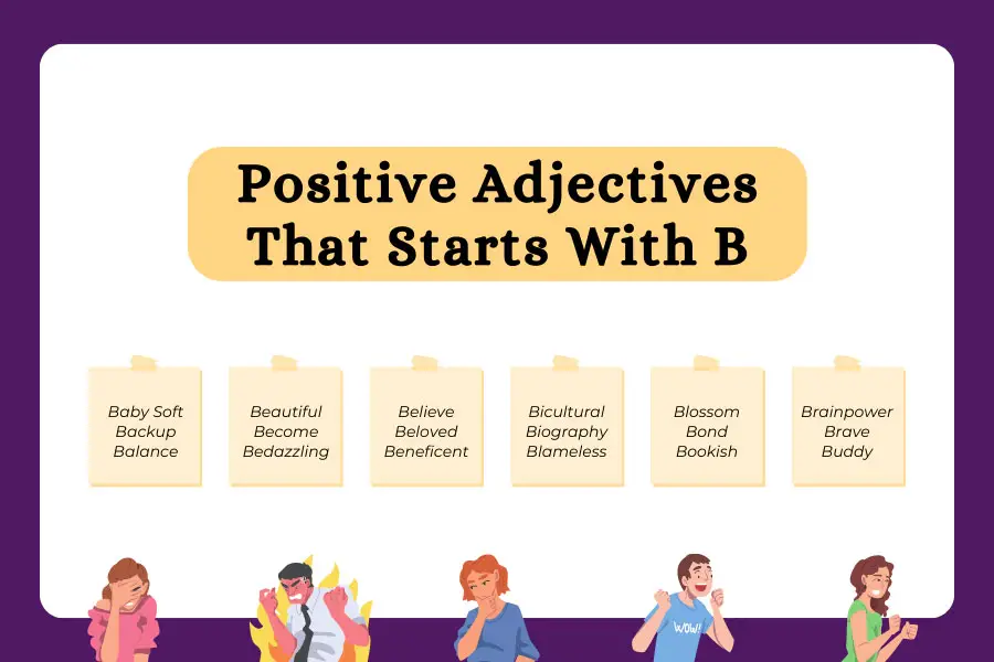 Positive Adjectives That Starts With B