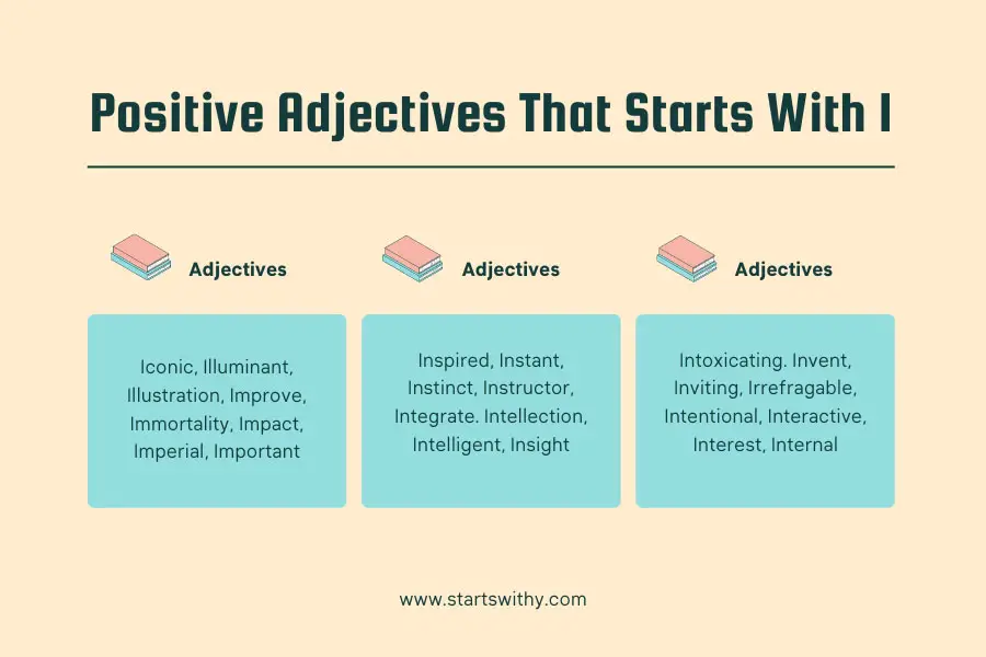 Positive Adjectives That Starts With I