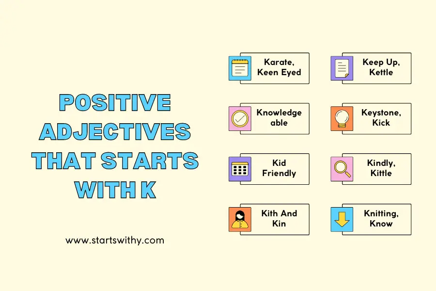 Positive Adjectives That Starts With K