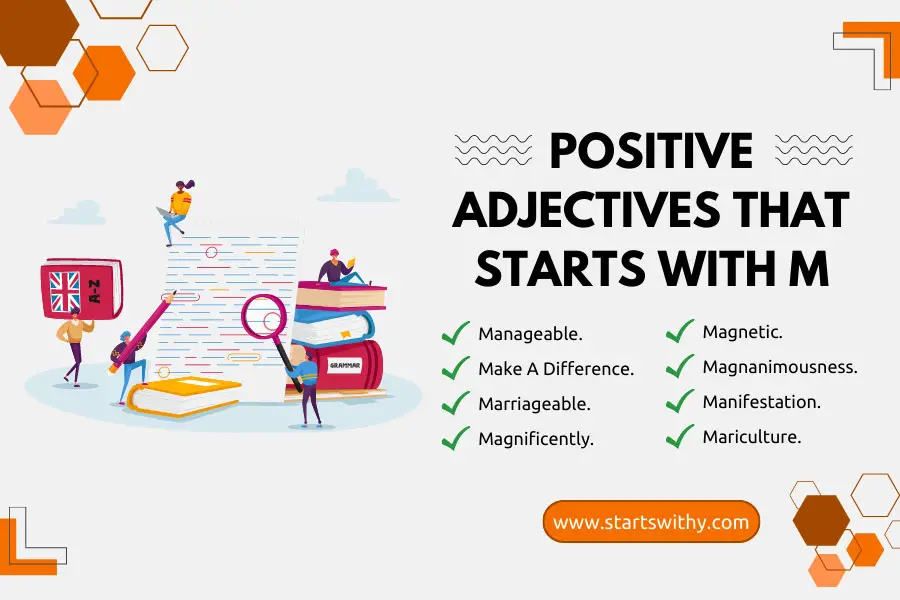 Positive Adjectives That Starts With M