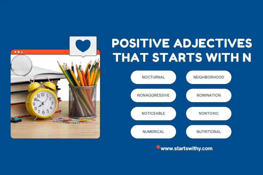 Positive Adjectives That Starts With N