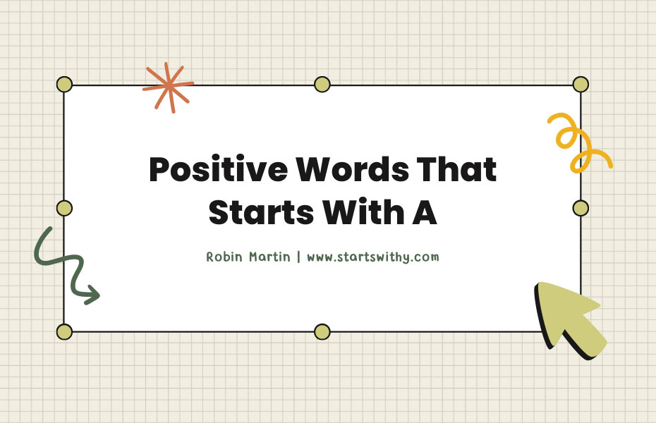 Positive Words That Starts With A