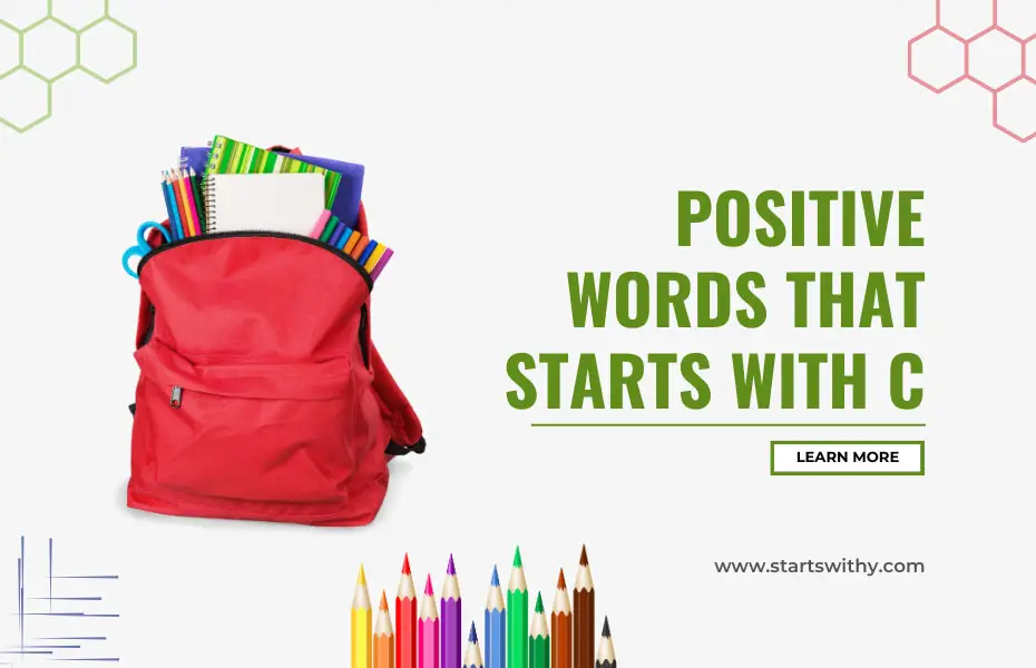 Positive Words That Starts With C