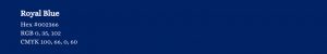 Blue Color For R 184+ Colors That Start With R (Names, Hex, RGB, CMYK)