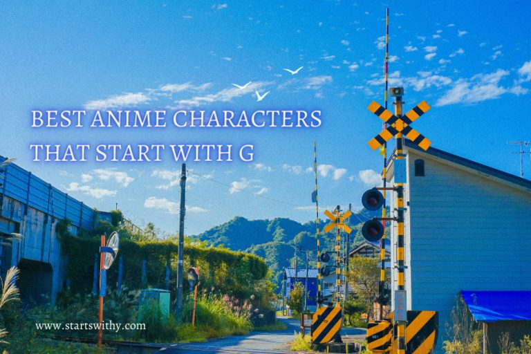 45+ Best Anime Characters That Start With G [with Images]