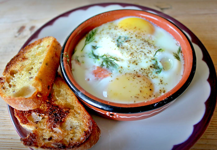 Oeufs en Cocotte