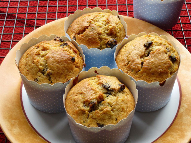 Rum Raisin Muffins