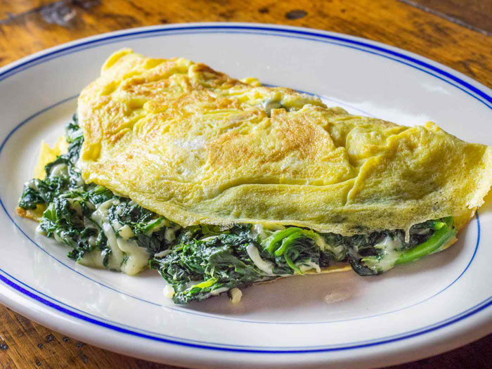 Spinach Omelette