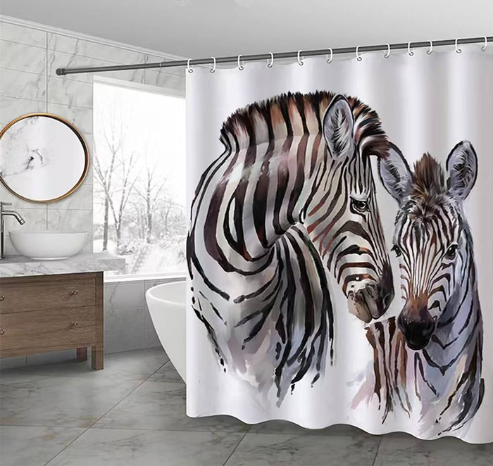 Zebra Shower Curtain