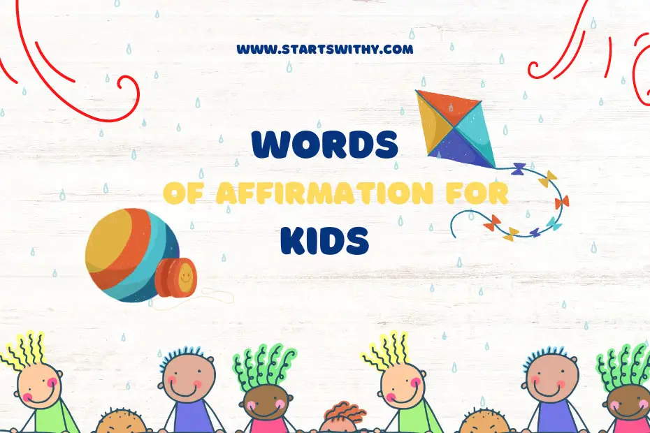 Words of Affirmation for Kids