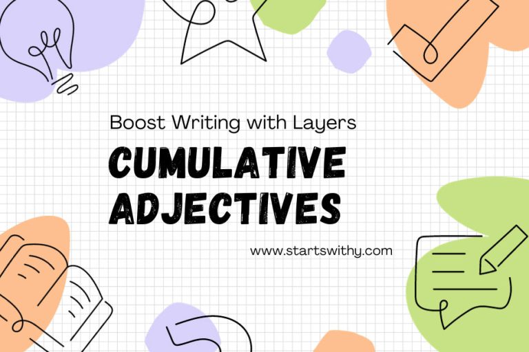 Cumulative Adjectives Boost Writing with Layers