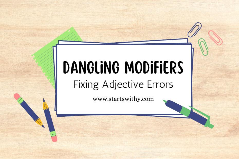 Dangling Modifiers