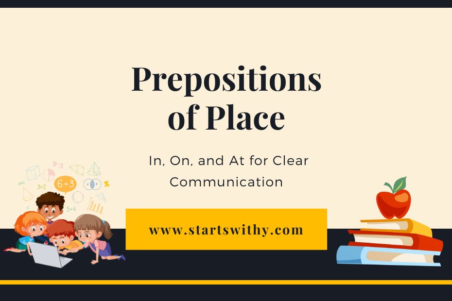 Prepositions of Place