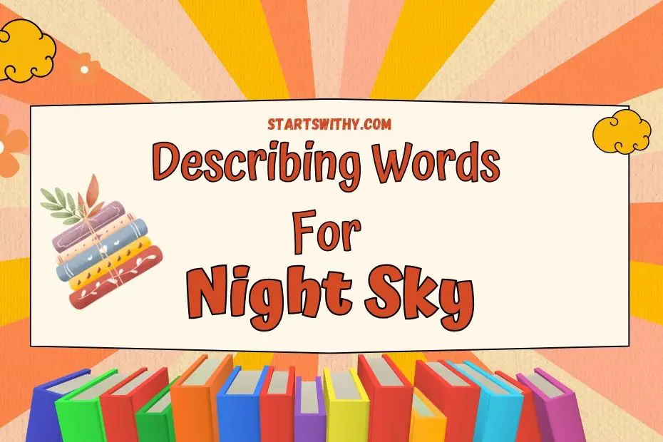 dark night sky description creative writing