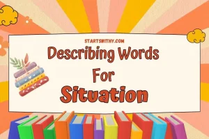 Describing Words for Situation: Examples and Synonyms