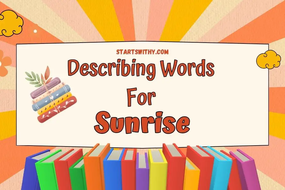 how to describe a sunset creative writing
