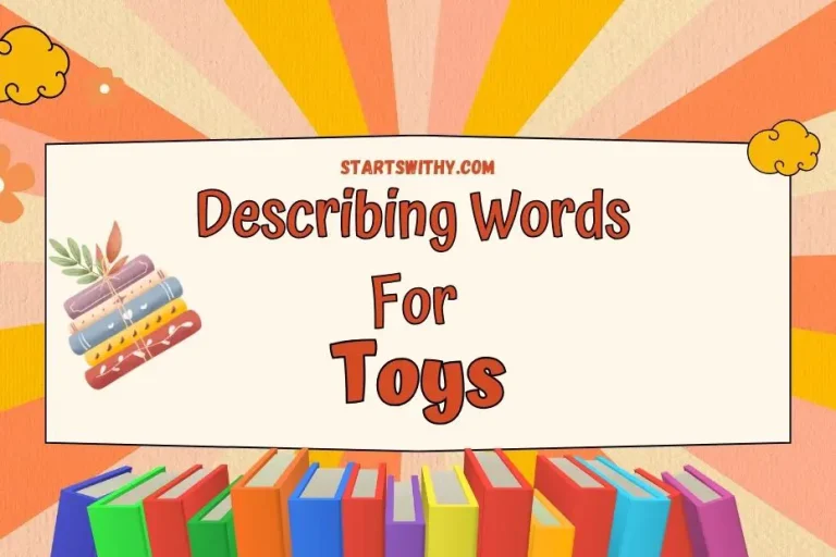 Adjectives for Toys Describing Words & Examples