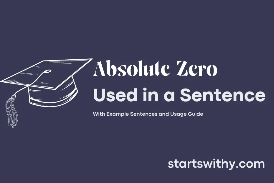 sentence with Absolute Zero