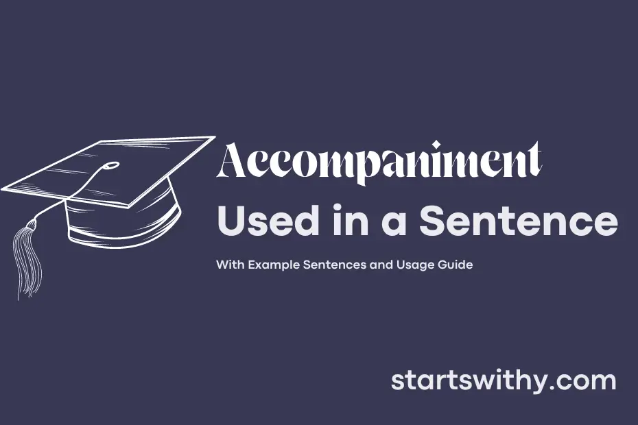 sentence with Accompaniment