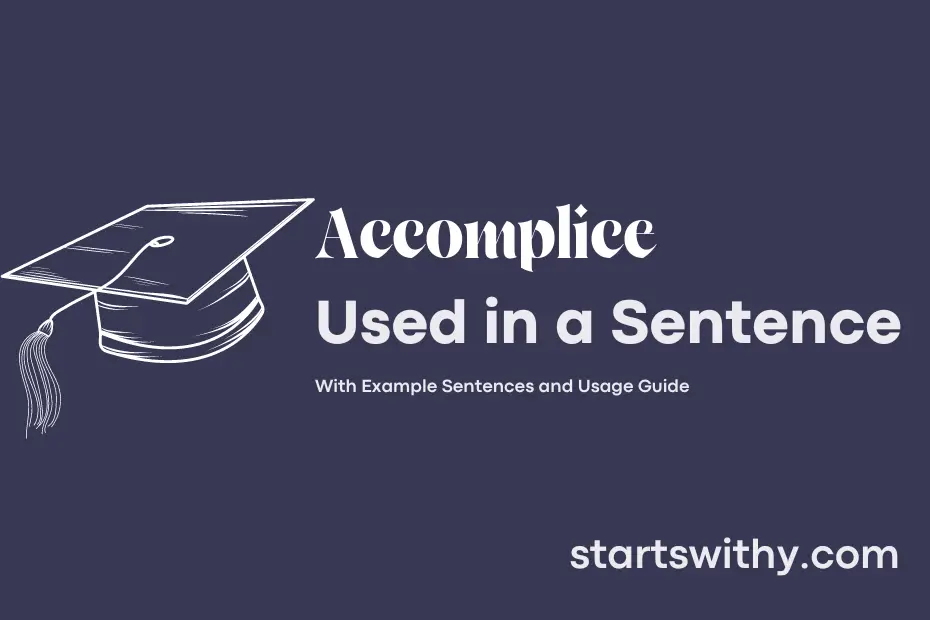 sentence with Accomplice