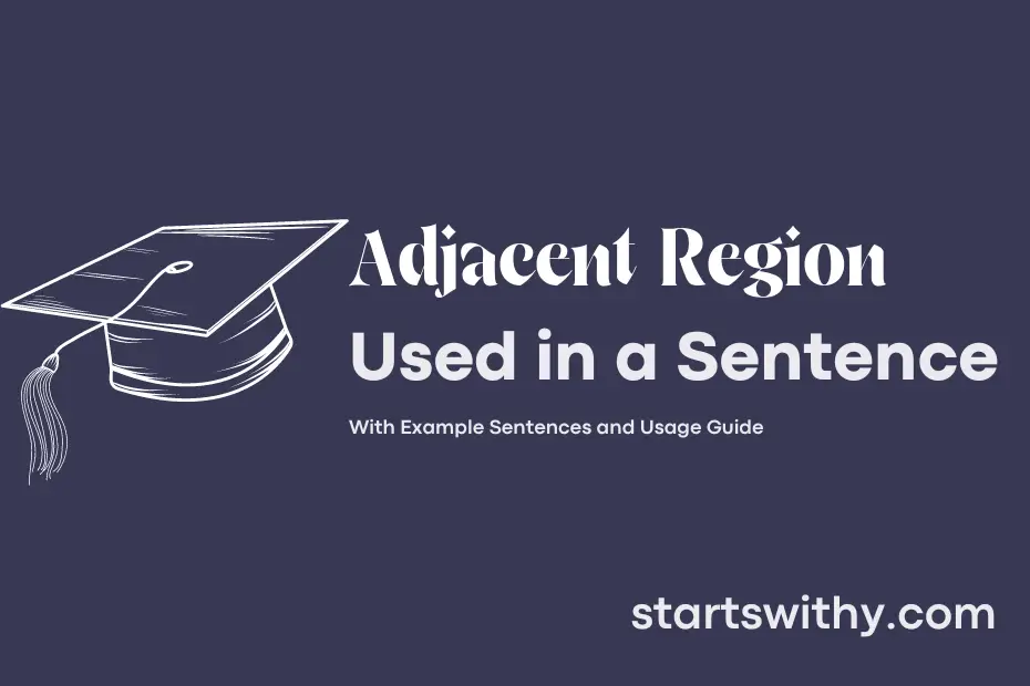 sentence with Adjacent Region