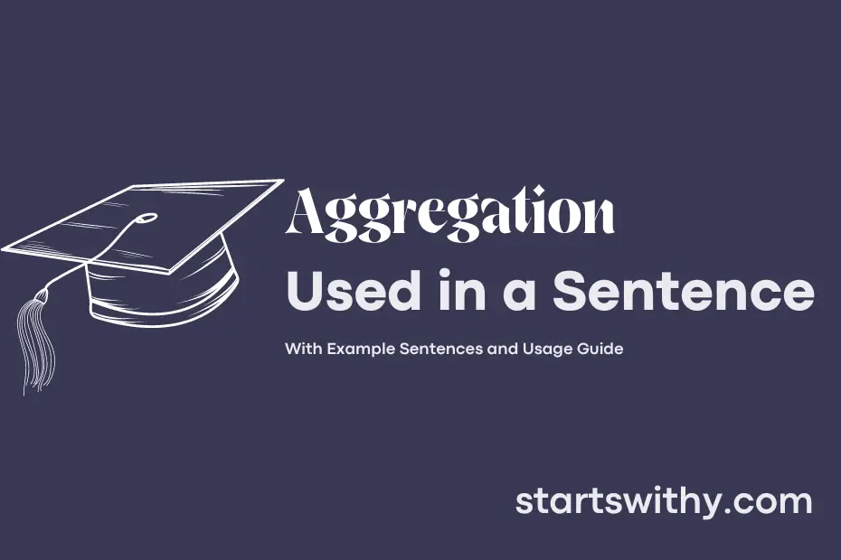 sentence with Aggregation