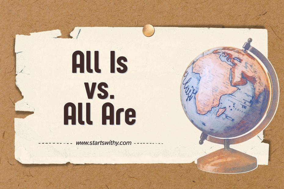 All Is vs. All Are